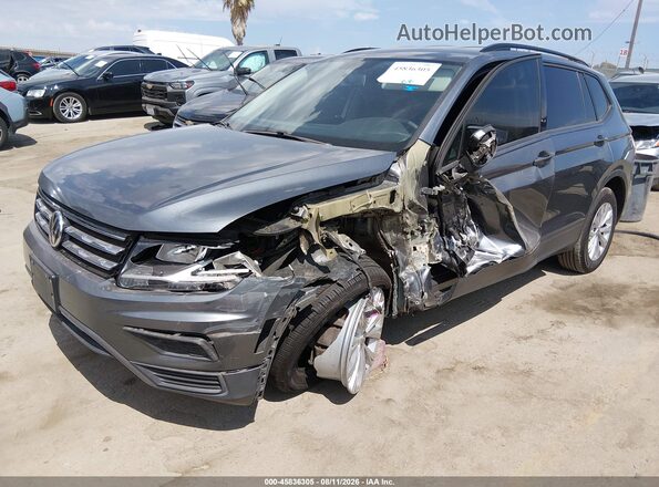 3VV1B7AX1KM084219 2019 VOLKSWAGEN TIGUAN Серый Передняя левая четверть
