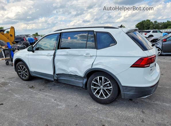 3VV1B7AX1MM145670 2021 VOLKSWAGEN TIGUAN Белый Задняя левая четверть