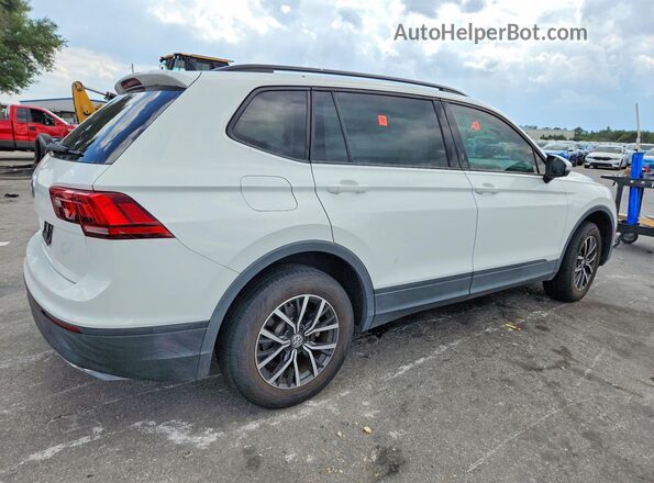 3VV1B7AX1MM145670 2021 VOLKSWAGEN TIGUAN Белый Задняя правая четверть