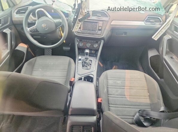 3VV1B7AX1NM000338 2022 VOLKSWAGEN TIGUAN White Вид панелі приладів