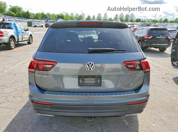 3VV1B7AX2JM074054 2018 VOLKSWAGEN TIGUAN Gray უკანა ხედი
