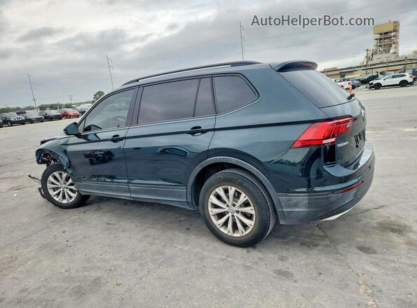3VV1B7AX2JM116240 2018 VOLKSWAGEN TIGUAN Green Trasero izquierdo