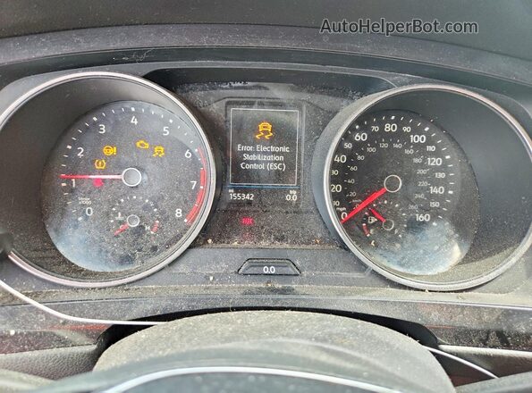 3VV1B7AX2LM156871 2020 VOLKSWAGEN TIGUAN Серебряный Вид щитка приборов