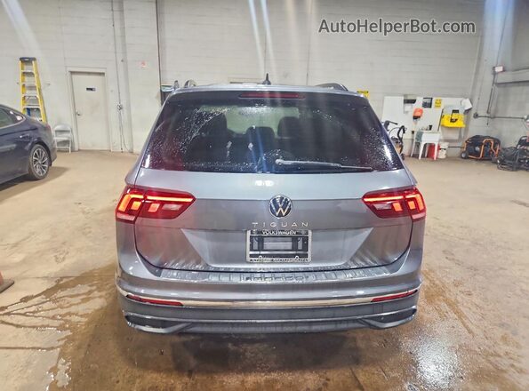 3VV1B7AX2NM082791 2022 VOLKSWAGEN TIGUAN Gray Widok z tyłu