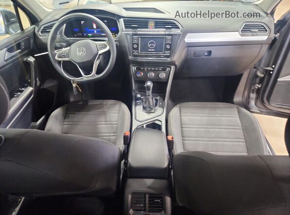 3VV1B7AX2NM082791 2022 VOLKSWAGEN TIGUAN Gray Widok deski rozdzielczej