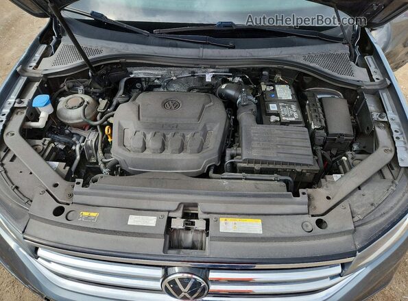 3VV1B7AX2NM146182 2022 VOLKSWAGEN TIGUAN Gray Widok wnętrza z tyłu