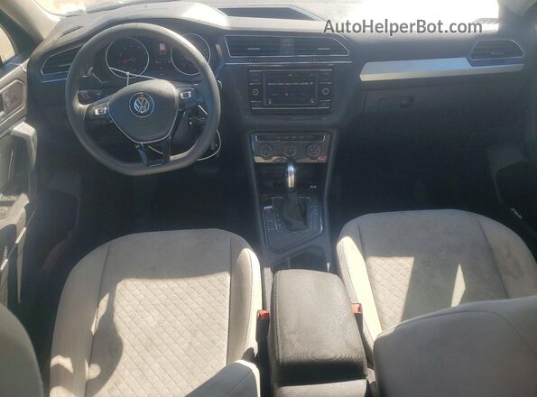 3VV1B7AX3KM198965 2019 VOLKSWAGEN TIGUAN Blue Вид панелі приладів
