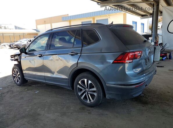 3VV1B7AX3NM075896 2022 VOLKSWAGEN TIGUAN Gray Trasero izquierdo