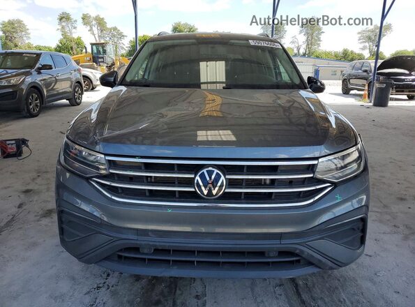 3VV1B7AX3NM153013 2022 VOLKSWAGEN TIGUAN Gray Front view
