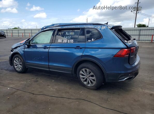 3VV1B7AX4LM056450 2020 VOLKSWAGEN TIGUAN Blue Trasero izquierdo