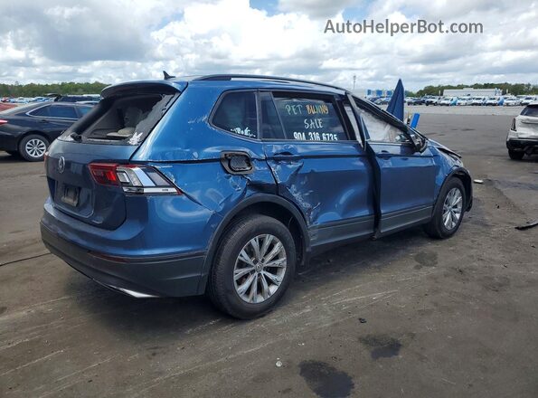3VV1B7AX4LM056450 2020 VOLKSWAGEN TIGUAN Blue Trasero derecho