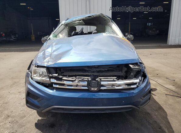 3VV1B7AX4LM056450 2020 VOLKSWAGEN TIGUAN Blue Vista frontal