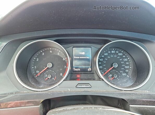 3VV1B7AX4LM056450 2020 VOLKSWAGEN TIGUAN Blue Vista del cuadro de instrumentos