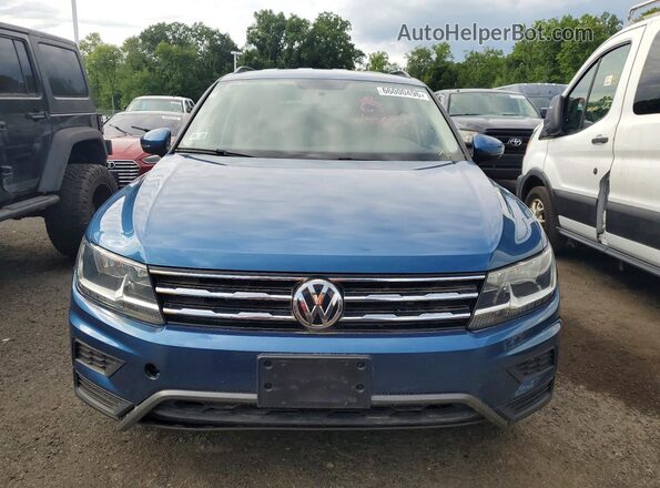 3VV1B7AX4LM167418 2020 VOLKSWAGEN TIGUAN Blue Vista frontal