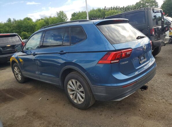 3VV1B7AX4LM167418 2020 VOLKSWAGEN TIGUAN Blue Trasero izquierdo
