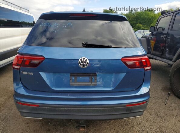 3VV1B7AX4LM167418 2020 VOLKSWAGEN TIGUAN Blue Vista trasera