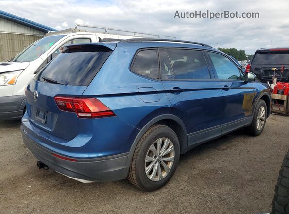 3VV1B7AX4LM167418 2020 VOLKSWAGEN TIGUAN Blue Trasero derecho
