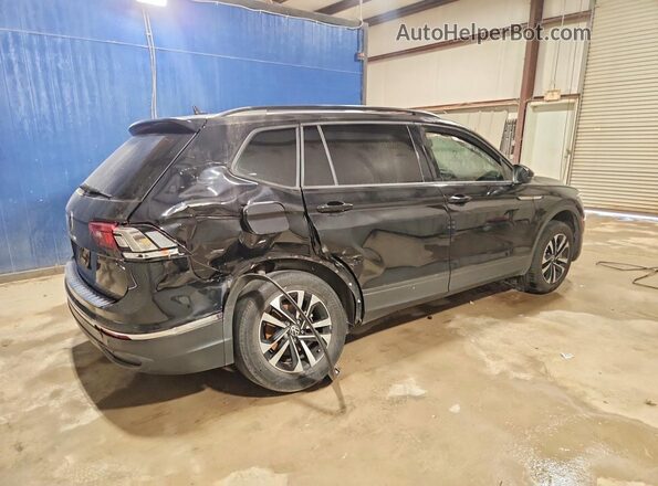 3VV1B7AX4NM147284 2022 VOLKSWAGEN TIGUAN Black უკანა მარჯვენა