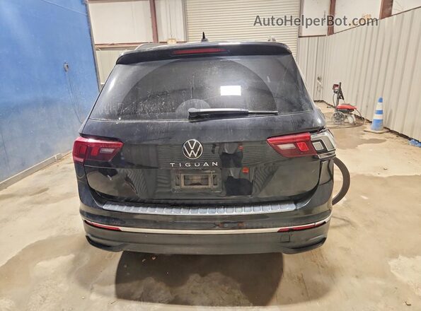 3VV1B7AX4NM147284 2022 VOLKSWAGEN TIGUAN Black უკანა ხედი