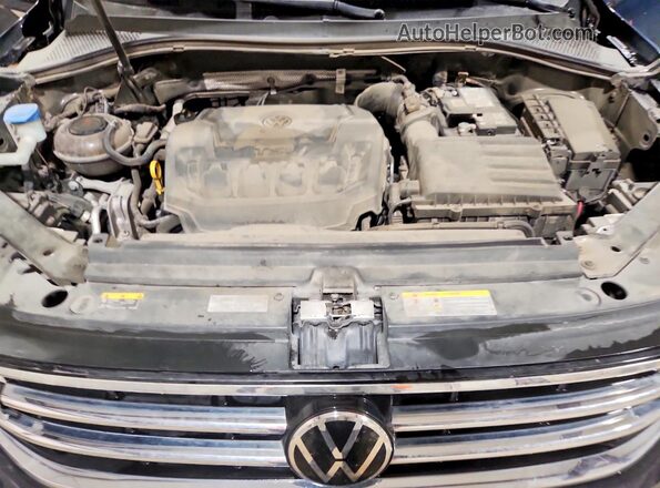 3VV1B7AX4NM147284 2022 VOLKSWAGEN TIGUAN Black ძრავის განყოფილების ხედი