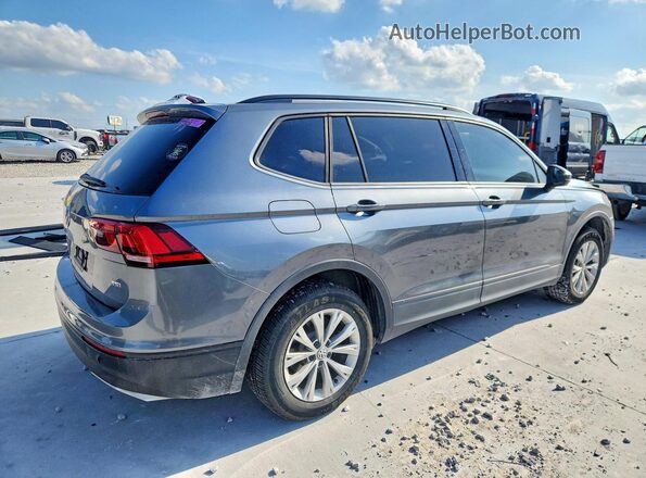 3VV1B7AX5JM054509 2018 VOLKSWAGEN TIGUAN Серый Задняя правая четверть