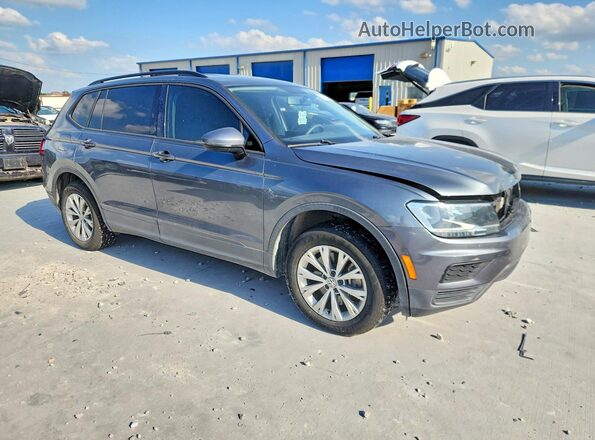 3VV1B7AX5JM054509 2018 VOLKSWAGEN TIGUAN Серый Передняя правая четверть