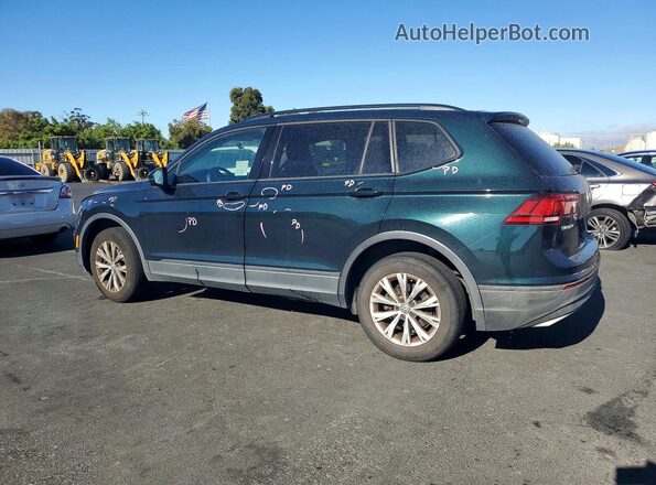 3VV1B7AX5JM109668 2018 VOLKSWAGEN TIGUAN Green Задня ліва чверть