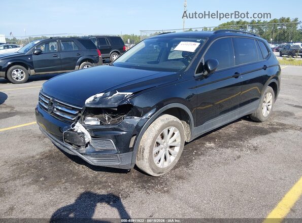 3VV1B7AX6JM067849 2018 VOLKSWAGEN TIGUAN Black წინა მარცხენა ხედი სამი მეოთხედიდან