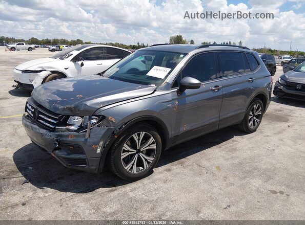 3VV1B7AX6KM098889 2019 VOLKSWAGEN TIGUAN Серый Передняя левая четверть