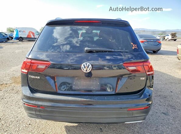 3VV1B7AX7JM027084 2018 VOLKSWAGEN TIGUAN Black უკანა ხედი