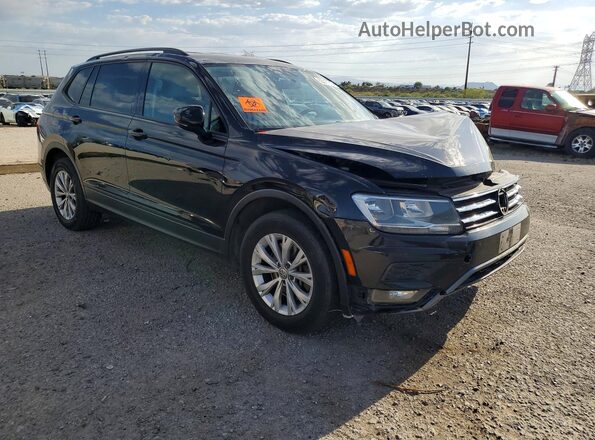 3VV1B7AX7JM027084 2018 VOLKSWAGEN TIGUAN Black წინა მარჯვენა