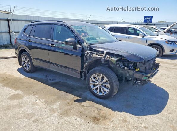 3VV1B7AX7KM083818 2019 VOLKSWAGEN TIGUAN Black Передня права чверть