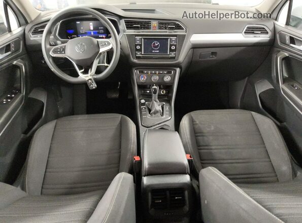 3VV1B7AX7NM083077 2022 VOLKSWAGEN TIGUAN White წინა პანელის ხედი