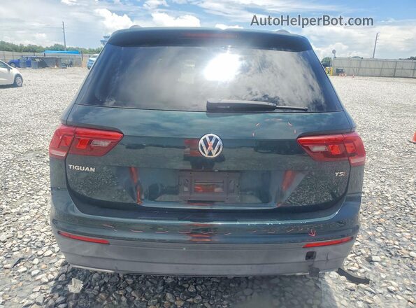 3VV1B7AX8JM019026 2018 VOLKSWAGEN TIGUAN Green უკანა ხედი
