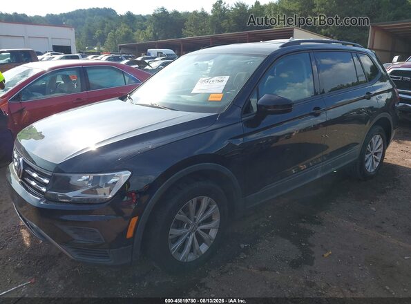 3VV1B7AX8JM068999 2018 VOLKSWAGEN TIGUAN Черный Передняя левая четверть