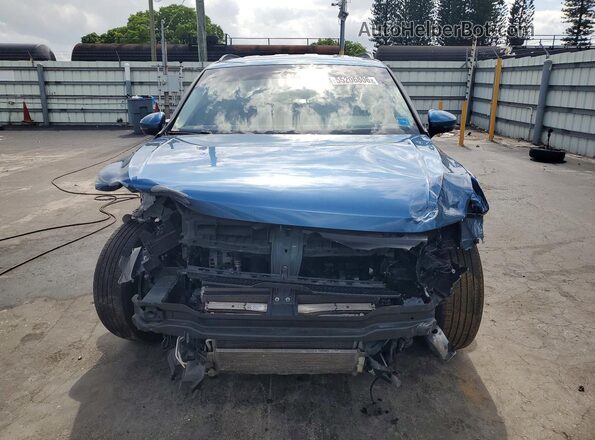 3VV1B7AX8JM070753 2018 VOLKSWAGEN TIGUAN Синий Вид спереди