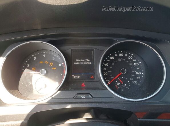 3VV1B7AX8LM054846 2020 VOLKSWAGEN TIGUAN Черный Вид щитка приборов