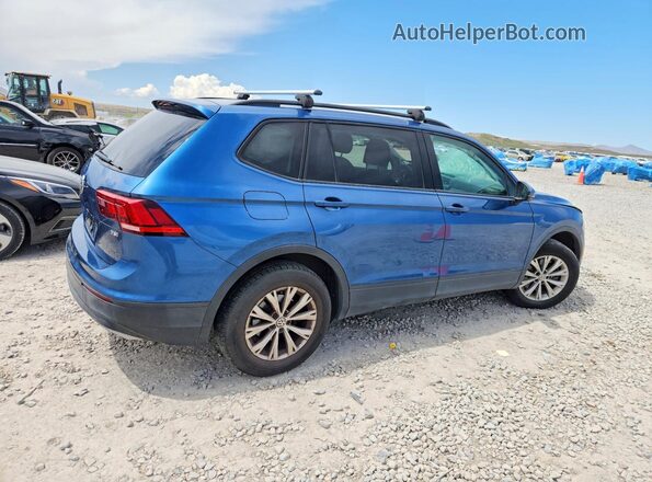 3VV1B7AX9JM021447 2018 VOLKSWAGEN TIGUAN Blue Tył prawy