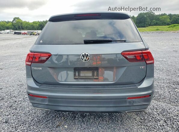 3VV1B7AX9JM079476 2018 VOLKSWAGEN TIGUAN Gray Widok z tyłu