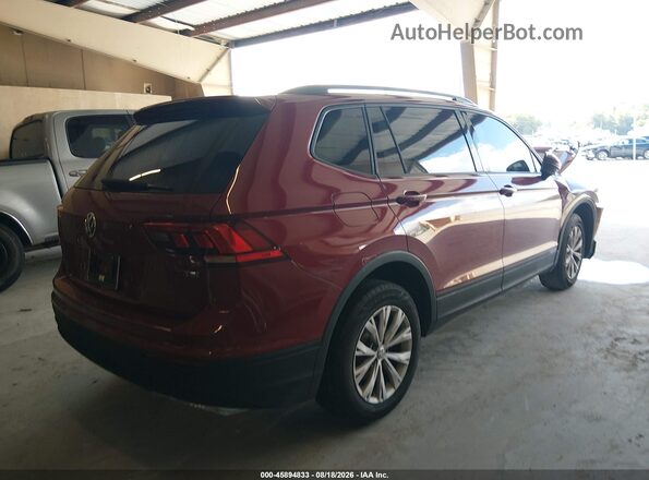 3VV1B7AX9JM104330 2018 VOLKSWAGEN TIGUAN Red Задня права чверть