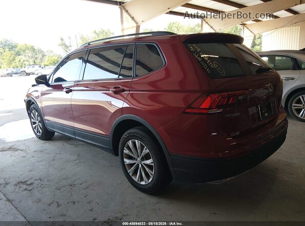 3VV1B7AX9JM104330 2018 VOLKSWAGEN TIGUAN Red Задня ліва чверть