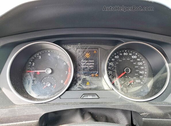 3VV1B7AX9LM180794 2020 VOLKSWAGEN TIGUAN Gray ხელსაწყოთა პანელის ხედი