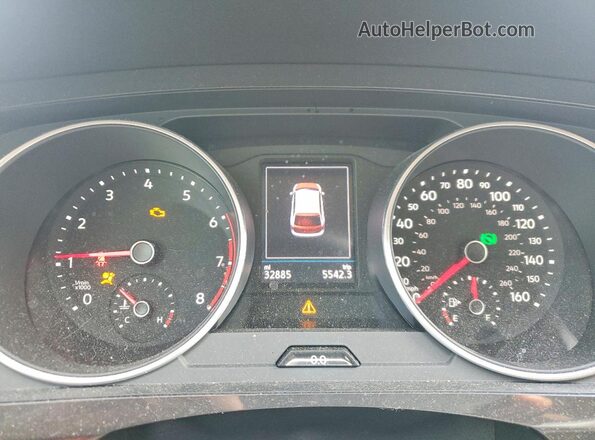 3VV1B7AX9MM086996 2021 VOLKSWAGEN TIGUAN Black Instrument cluster view