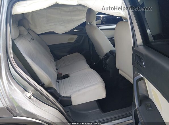 3VV1B7AX9NM021342 2022 VOLKSWAGEN TIGUAN Gray Vista de la etiqueta del VIN