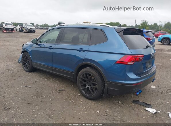 3VV2B7AX0JM110098 2018 VOLKSWAGEN TIGUAN Blue Задня ліва чверть