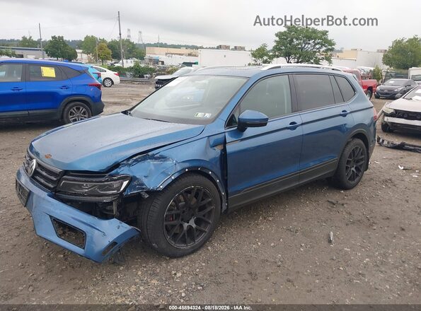 3VV2B7AX0JM110098 2018 VOLKSWAGEN TIGUAN Blue Передня ліва чверть