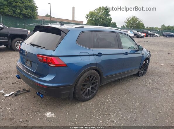3VV2B7AX0JM110098 2018 VOLKSWAGEN TIGUAN Blue Задня права чверть
