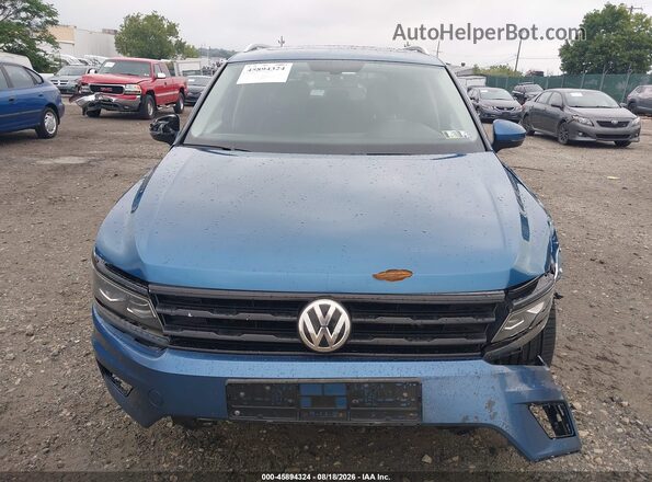 3VV2B7AX0JM110098 2018 VOLKSWAGEN TIGUAN Blue Вид щитка приладів