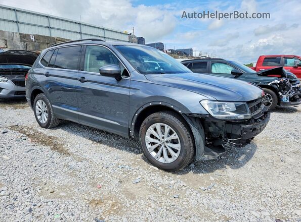 3VV2B7AX0JM122249 2018 VOLKSWAGEN TIGUAN Gray Передня права чверть