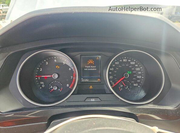 3VV2B7AX0JM191734 2018 VOLKSWAGEN TIGUAN White Սարքավորումների վահանակի տեսք